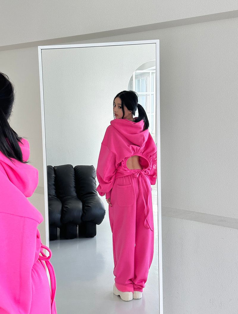 Valen Napping Backless Hoodie