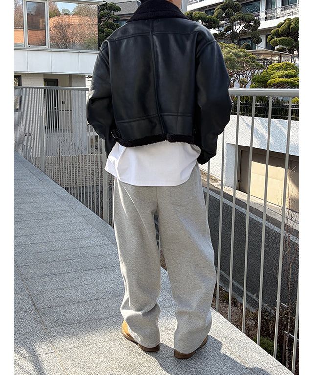 [F/W] Crop gear leather mustang(2color)