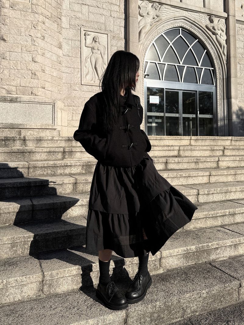  CLASSIC TOGGLE CROP COAT