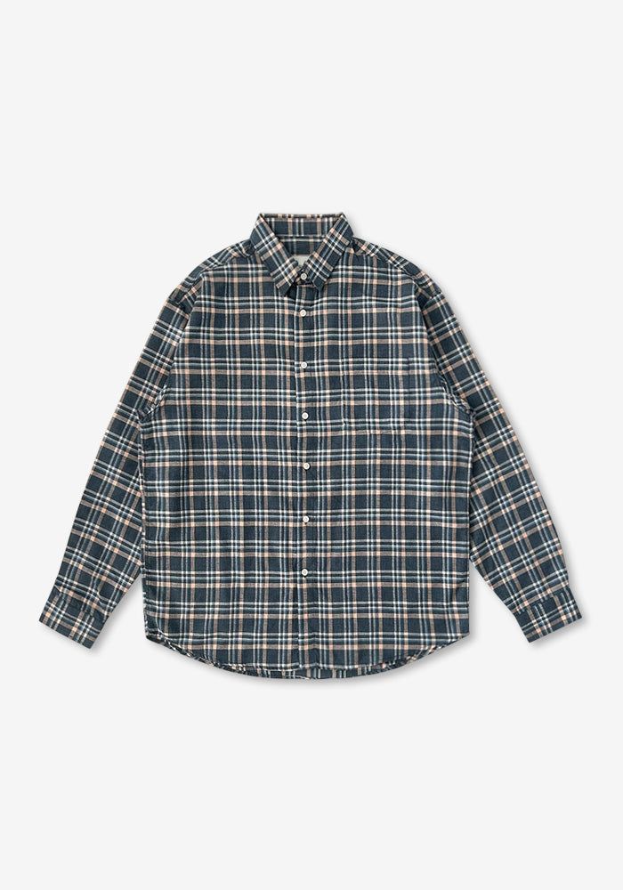 DEE Peach Check Oxford Shirts