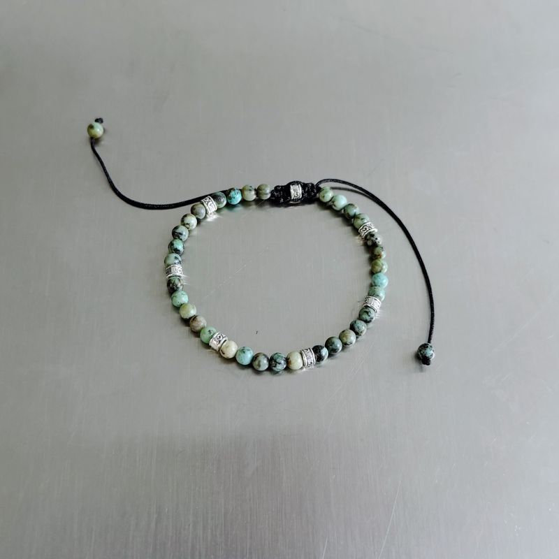 FADE MEET（フェードミート）の「Muted Stone Bead Cord Bracelet（Accessories）」