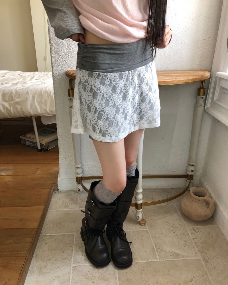 メルダレーススカートパンツ