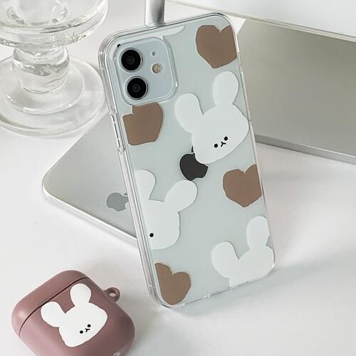 Big Mochi Rabbit brown Phone Case