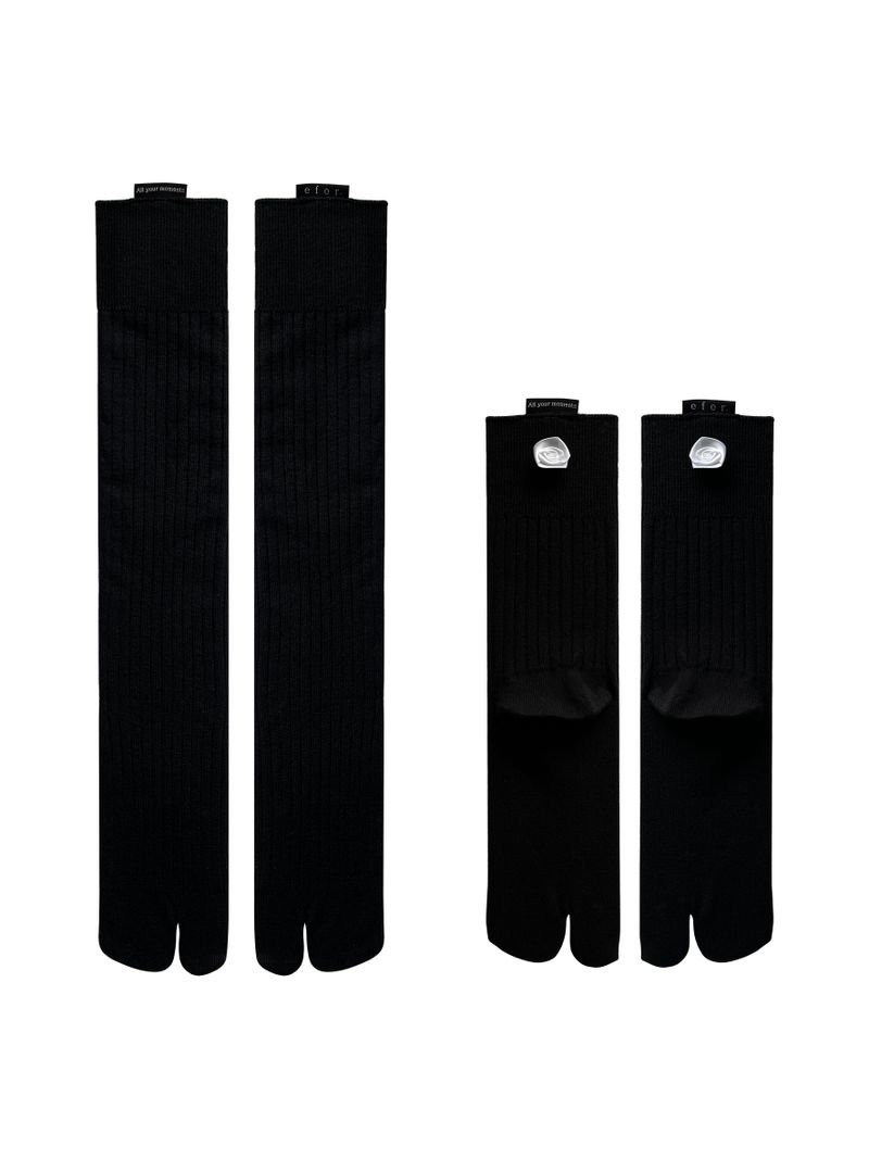 Rose Tabi Socks Long