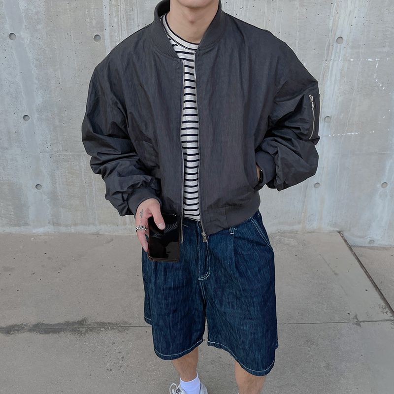 On Jerry Denim One Tuck Half Pants