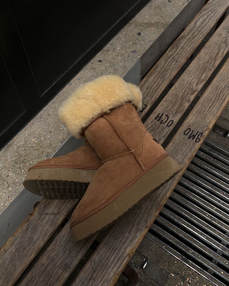 [ORIGINAL] After Platform Long Mouton Boots
