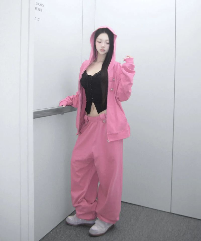 meego（ミーゴ）の「レオン ボタン セット パンツ (4色)（パンツ）」