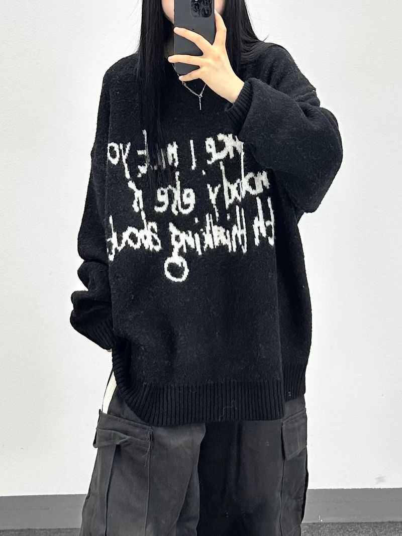 hand letter knit