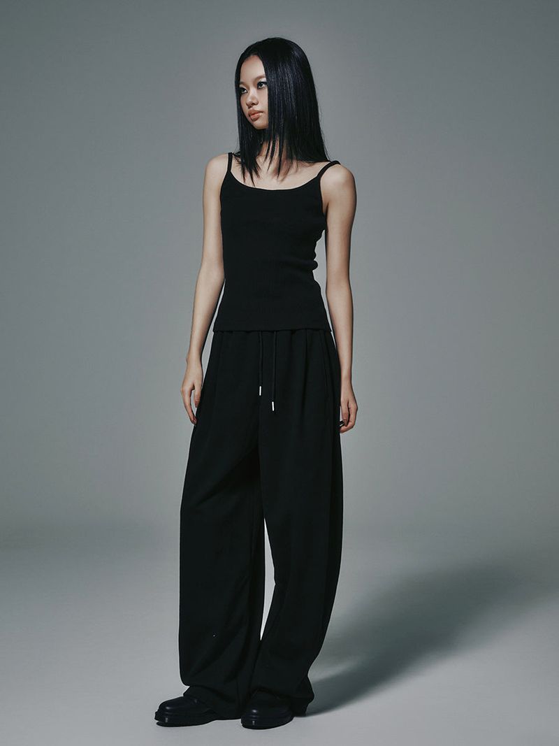 MOON SWEAT PANTS BLACK