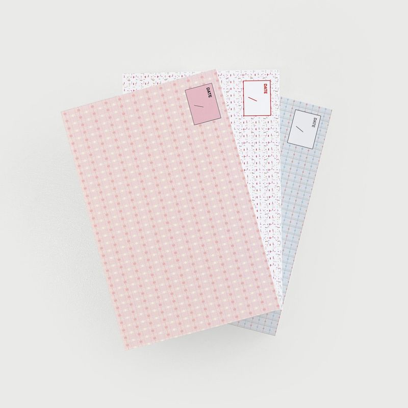 Organize a bit（オーガイナズ ア ビット）の「oab tweed memo / 3 pieces（Miscellaneous Goods/Stationery）」