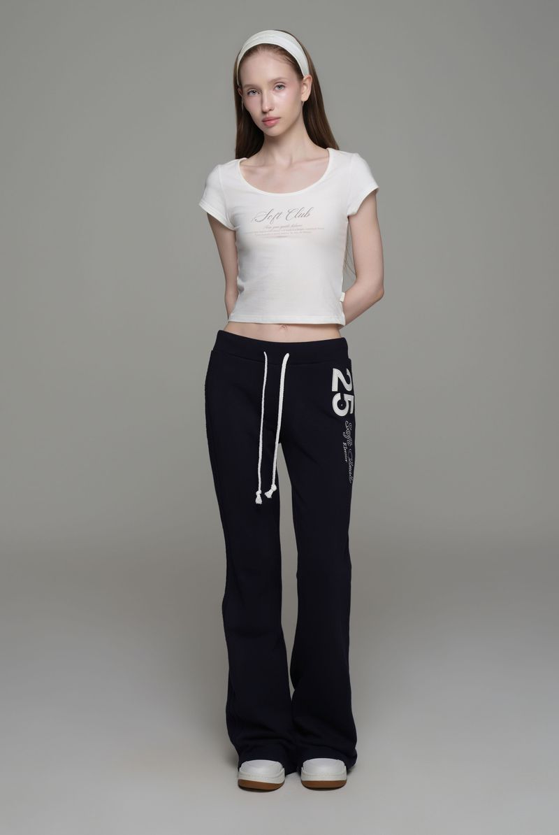 Soft Club signature top, Ivory