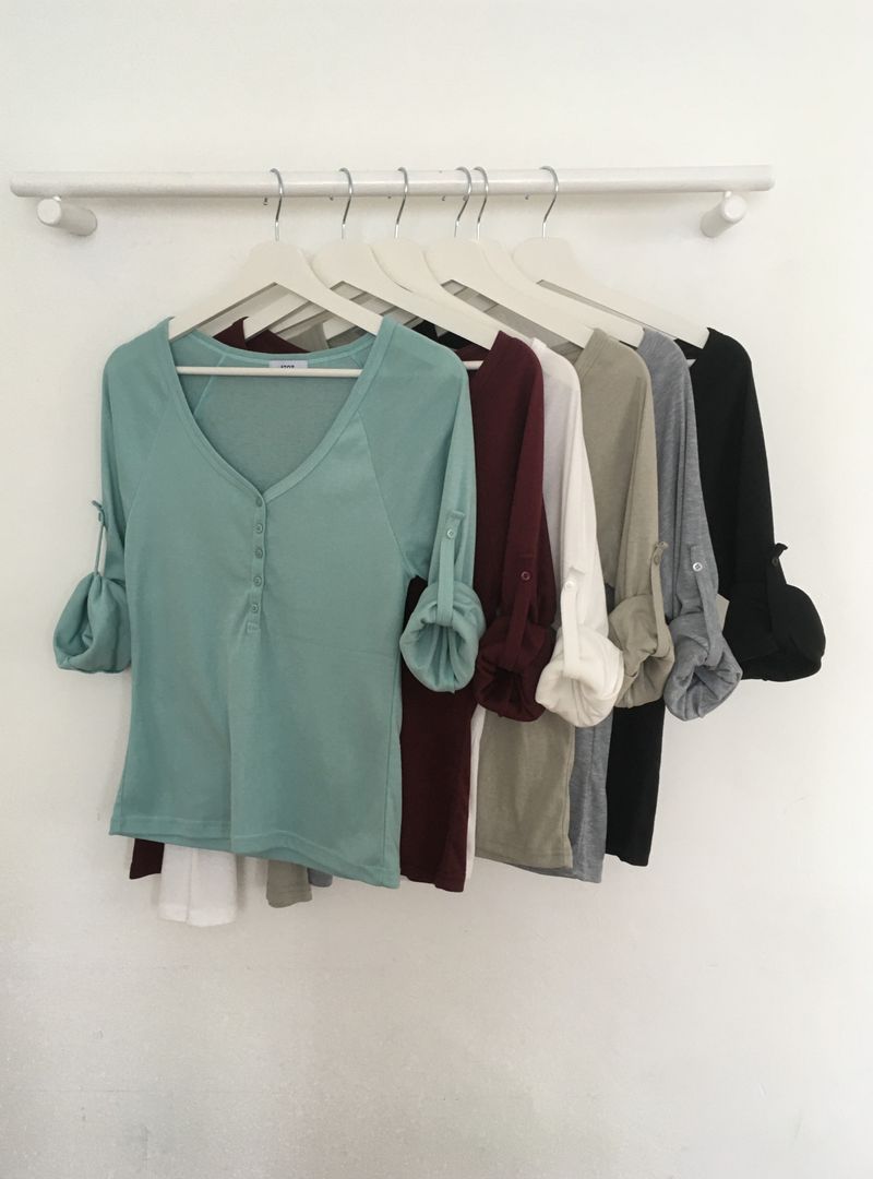 Siniz Roll-Up 7-Sleeve T-Shirt