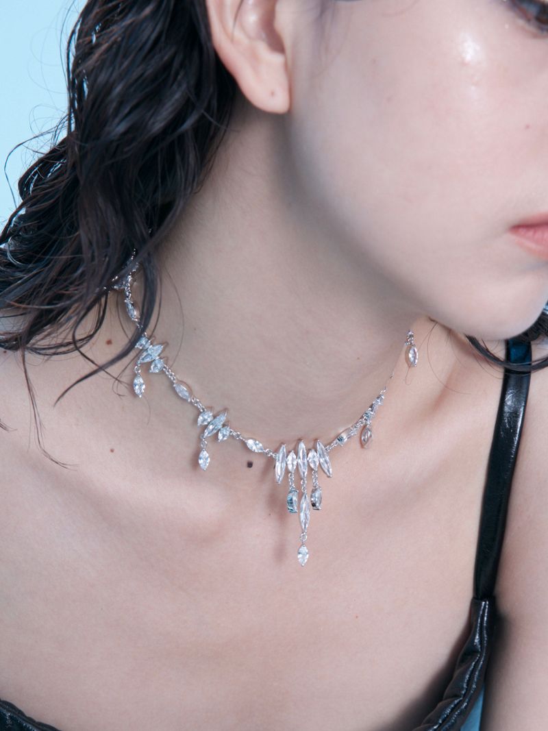 Drop Choker Necklace - "Radiant" Collections