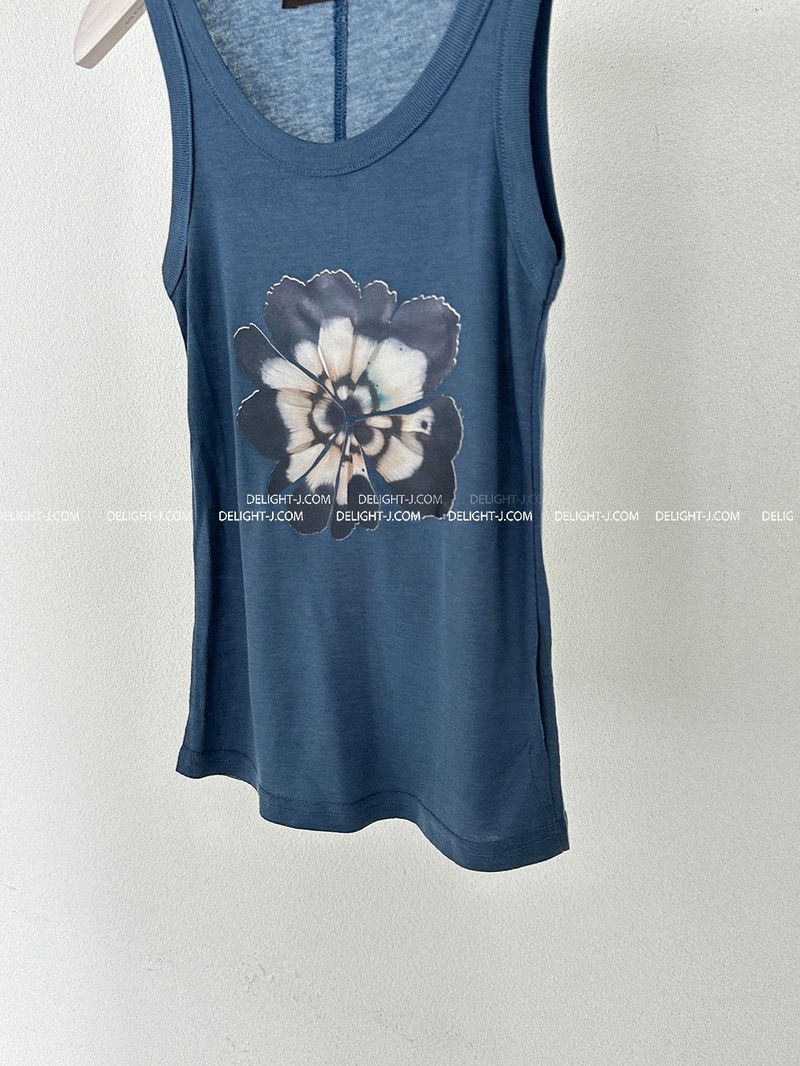 F/W Flower Slim Sleeveless
