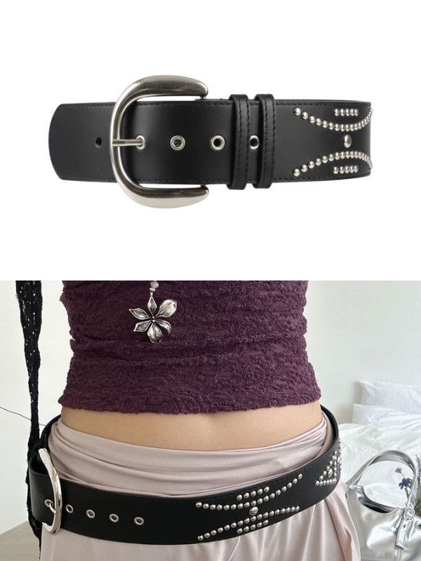 VIVIC（ビビク）の「VINTAGE WESTERN STUD WIDE BELT（Fashion Accessories）」