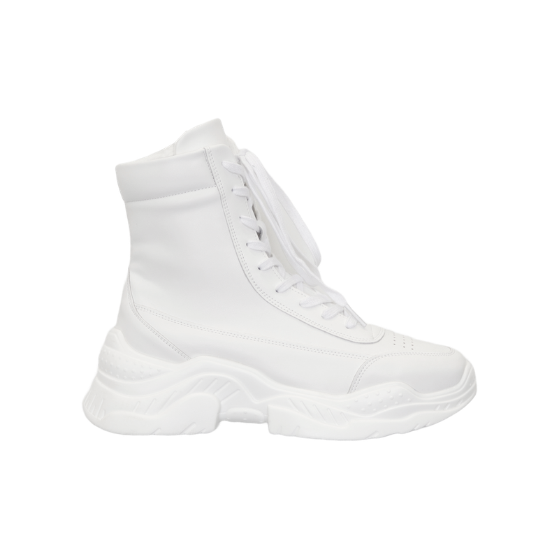 LACE UP HIGH TOP SNEAKERS (2 COLORS)