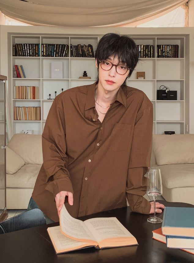 ノッキングクラシックロングスリーブシャツ