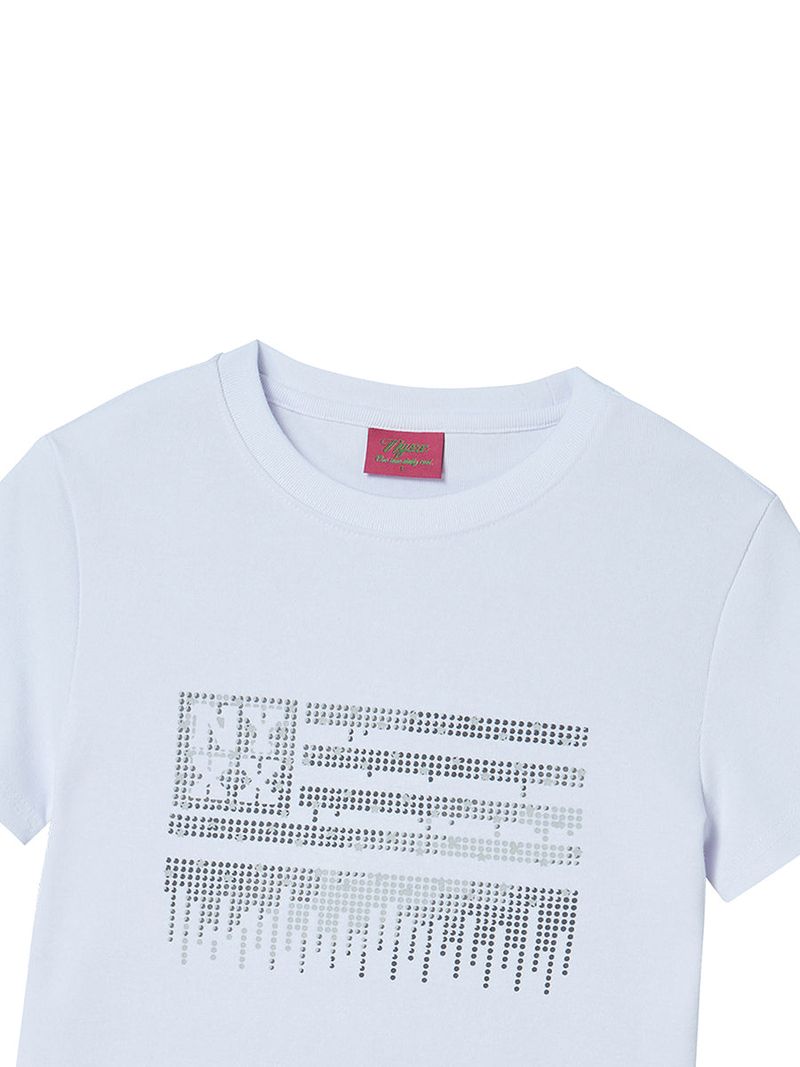METAL NYX FLAG TEE WHITE
