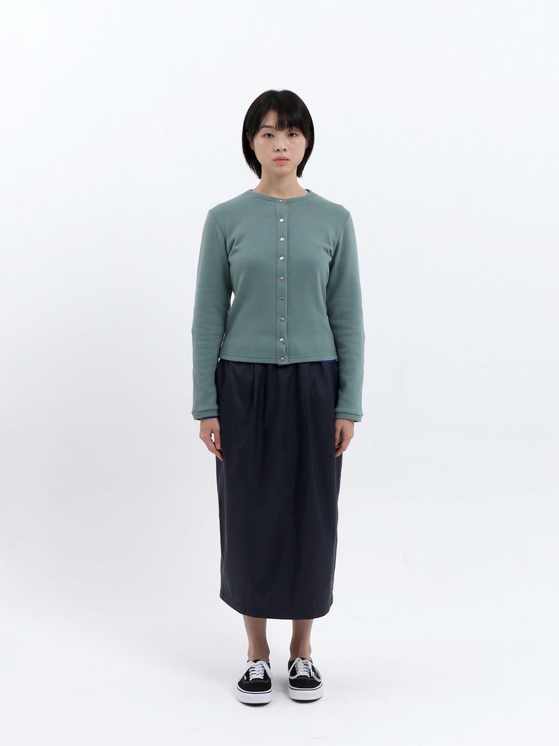 LAMB LIVELIHOOD SWEAT CARDIGAN (TURQUOISE)