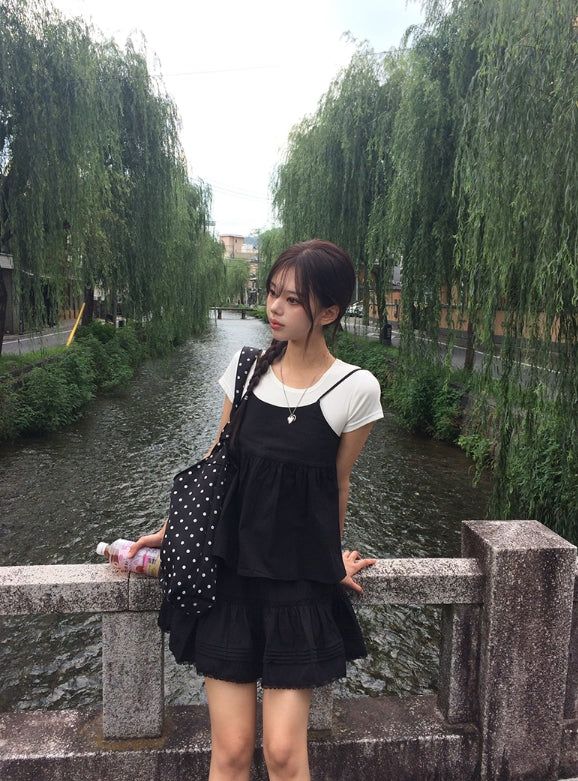 anyonemore（エニーワンモアー）の「Prue Flare Strap Sleeveless Blouse（Tops）」