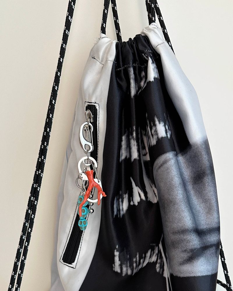skull branch keyring