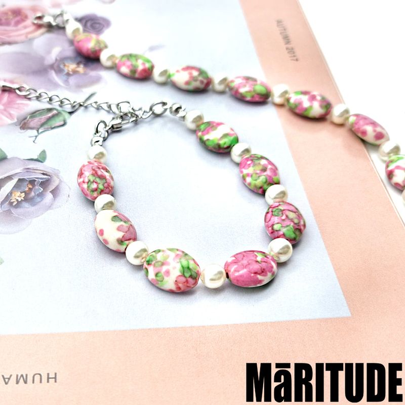 PINK ROSE BRACELET