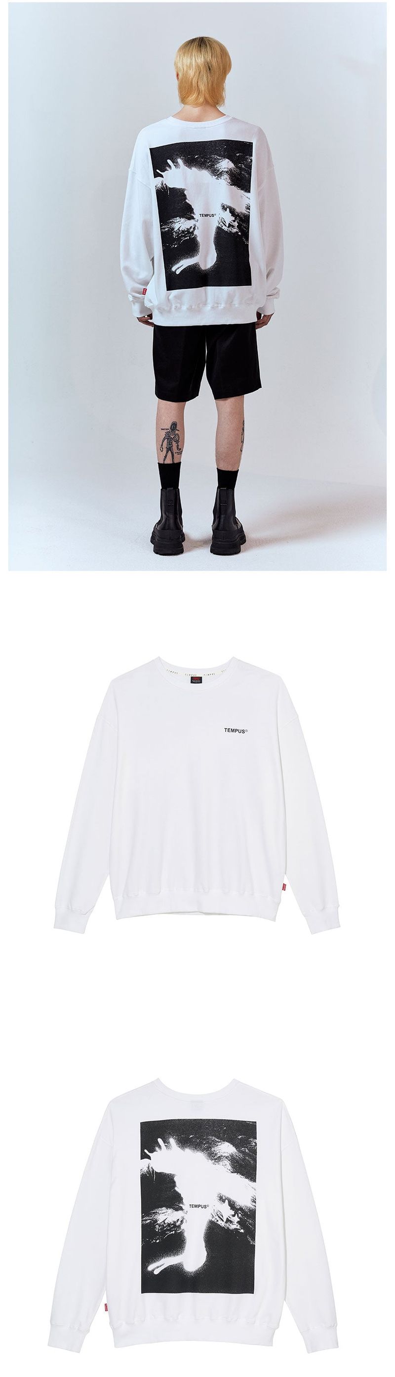 JETLAG SWEATSHIRTS [WHITE]