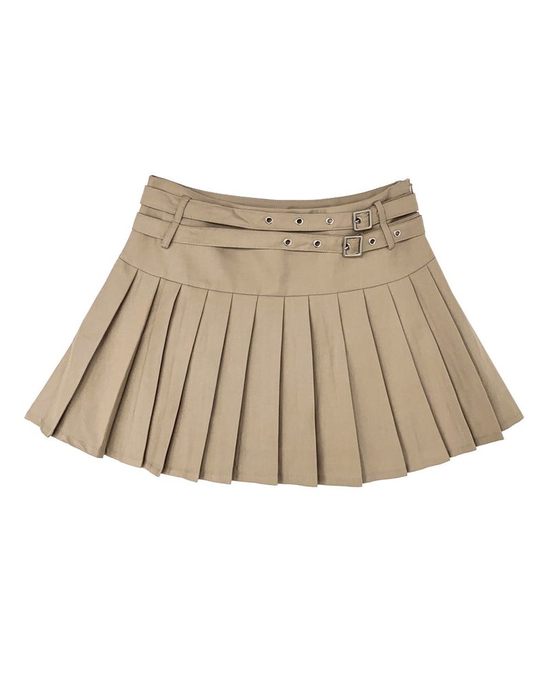 hatomi two-belt pleats SK