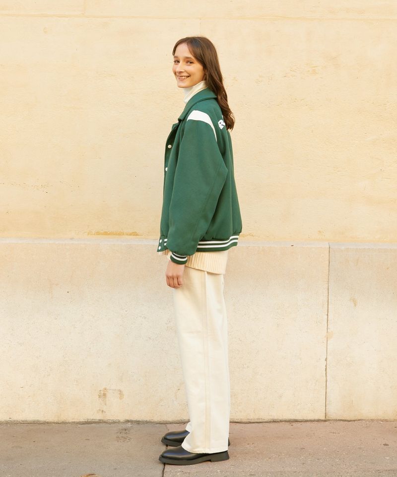 RCH varsity stadium Jacket green