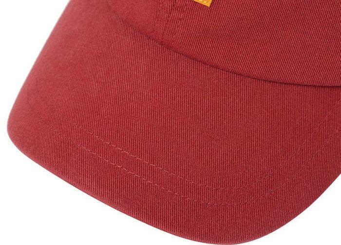 SQUARE LOGO RELAX FIT BALL CAP【BURGUNDY】