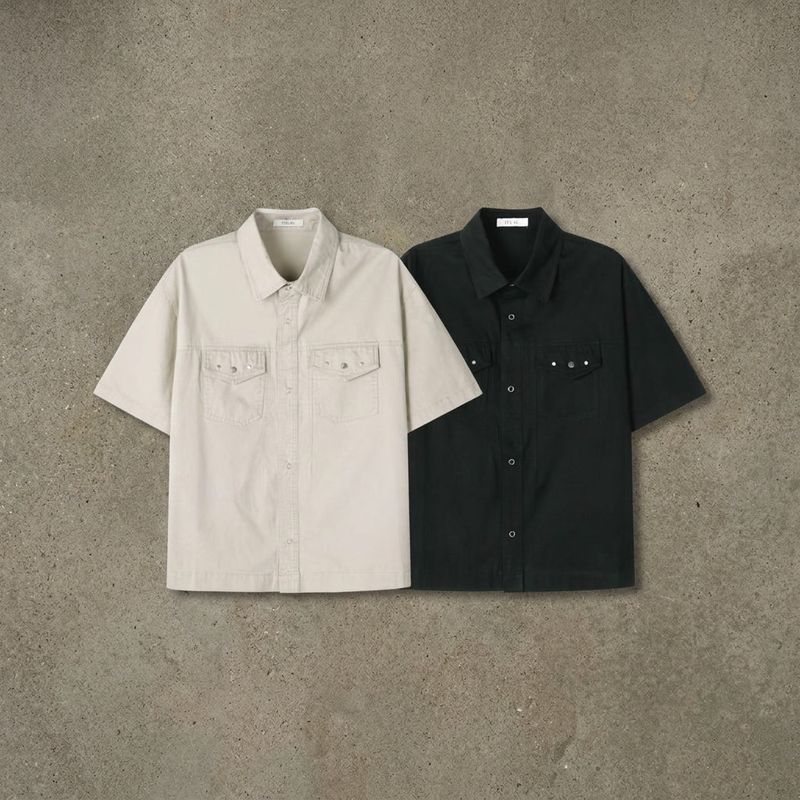 Light Sand Double Pocket Shirt