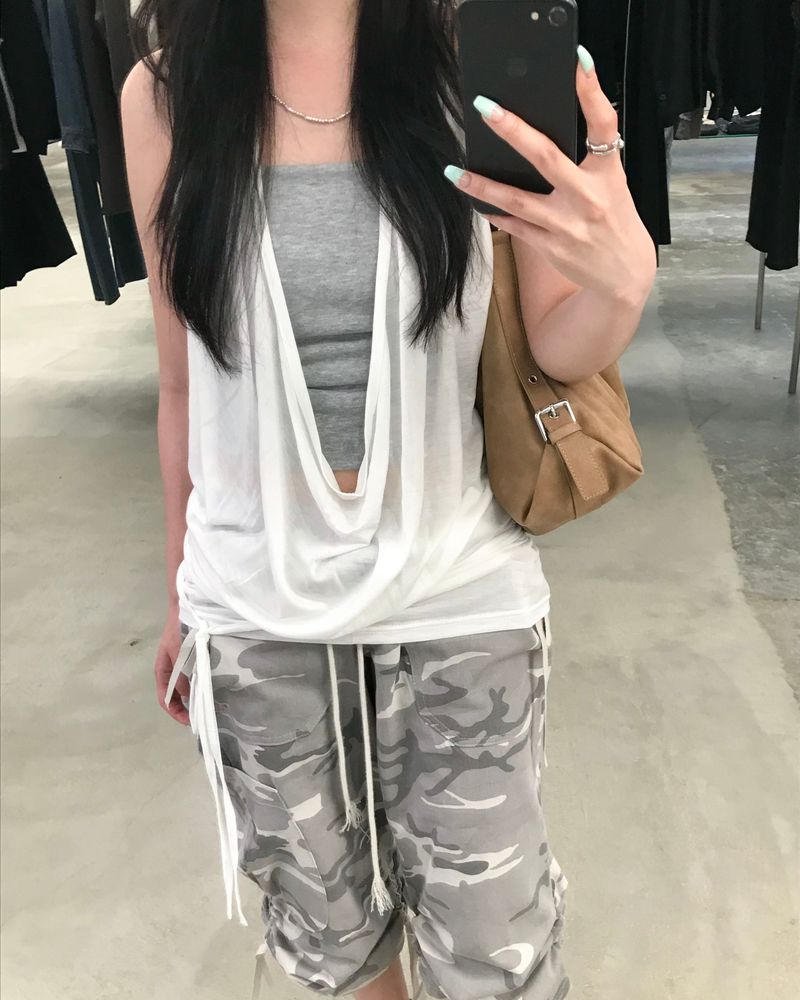 Camo capri pants
