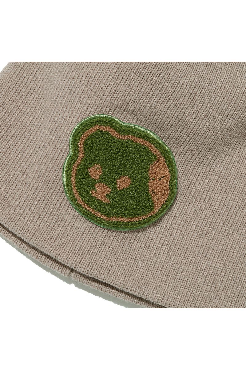 T.D BEAR Wappen Beanie_Beige