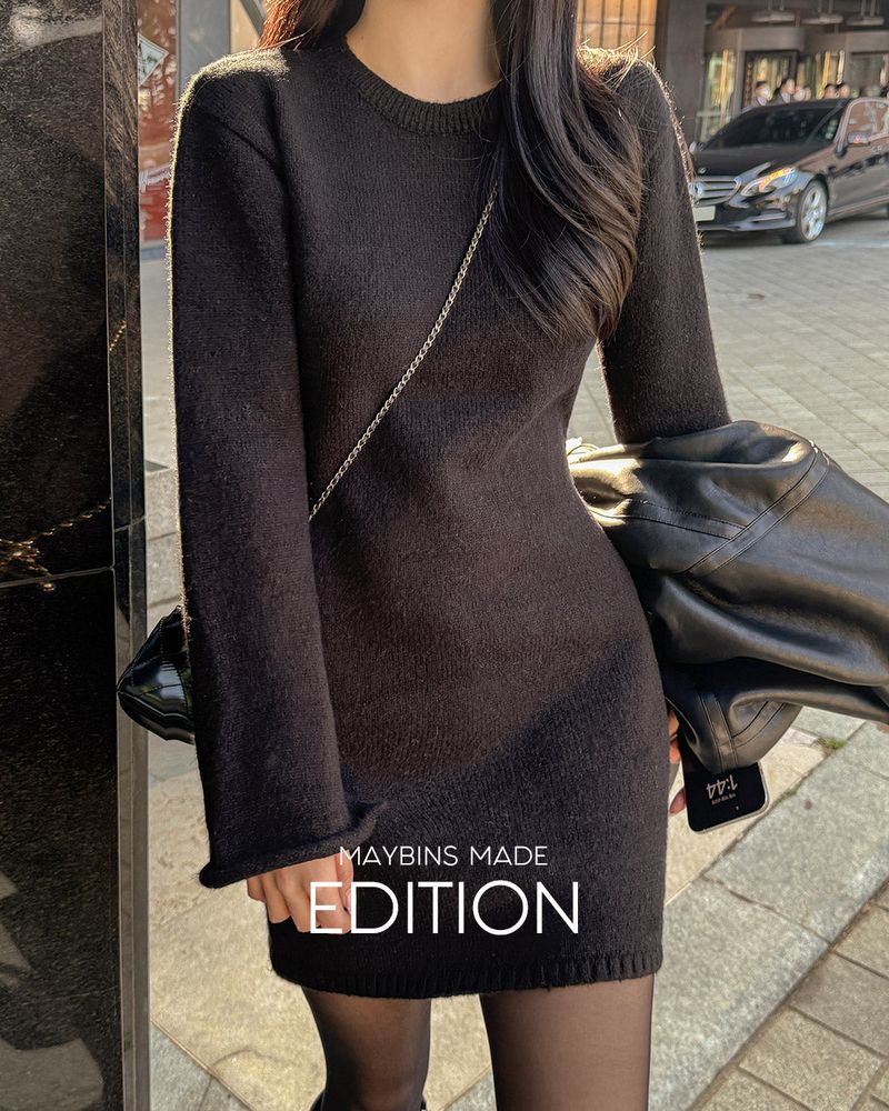 【MADE】Knit mini one piece