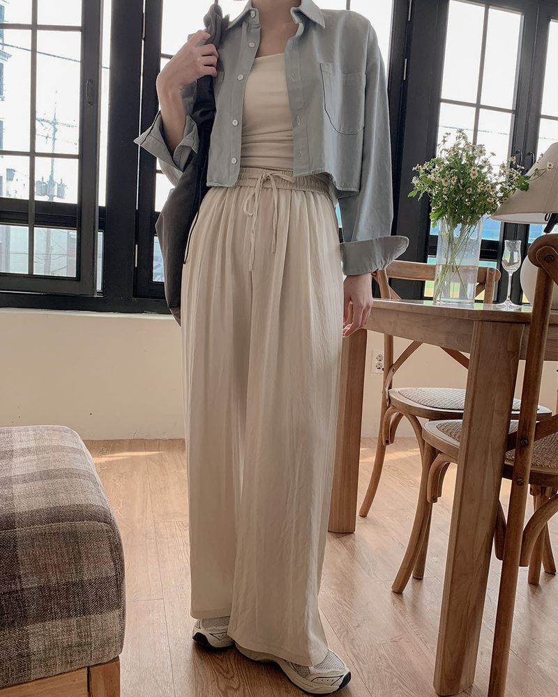 [MADE] Ipen banding wide pants