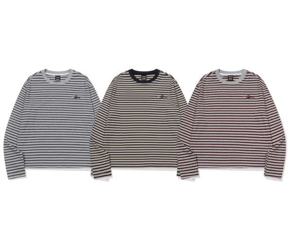 26SS★ パピーストライプ長袖Tシャツ
