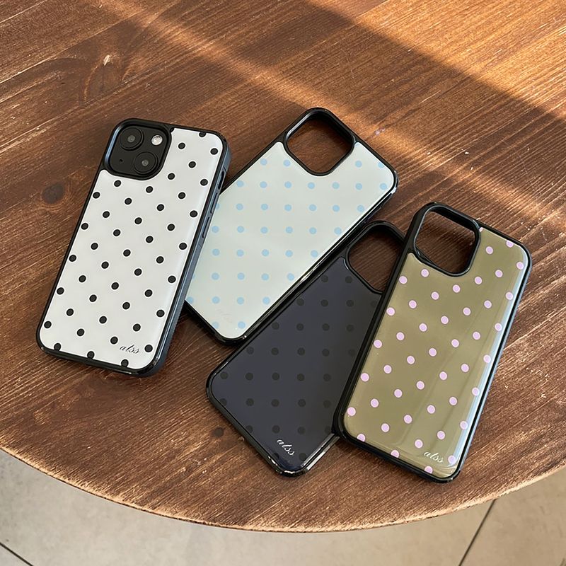 dot epoxy bumper case(ivory)