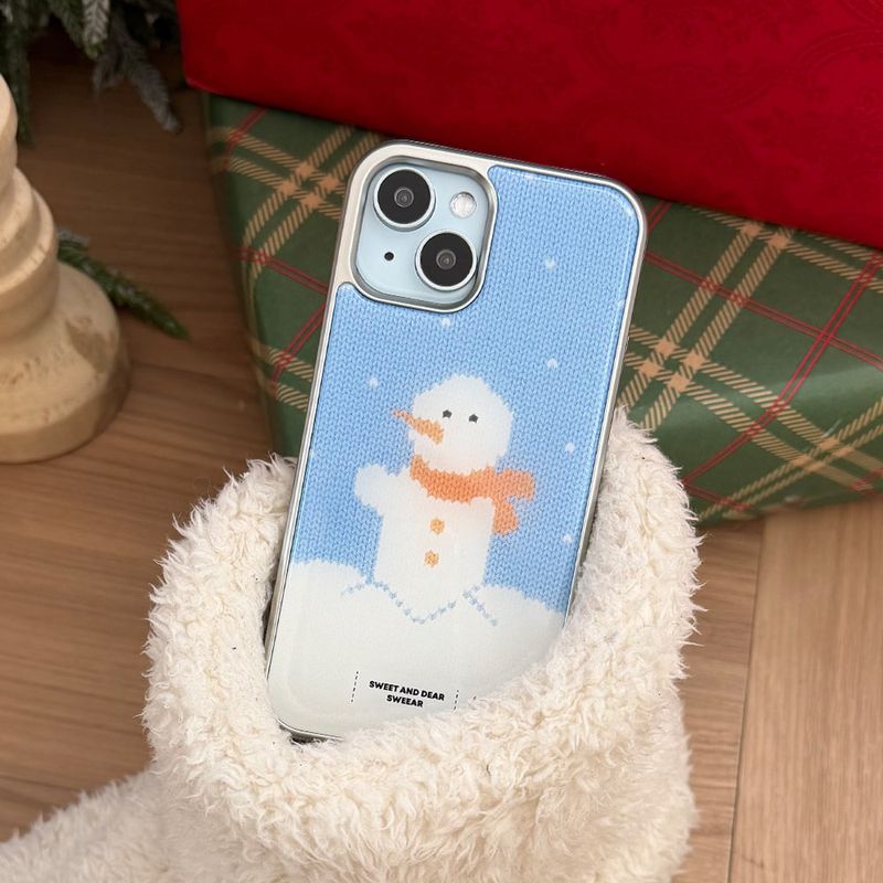 SWEEAR(スウィア)の「MUFFLER SNOWMAN EPOXY CASE (Smartphone Accessories)」