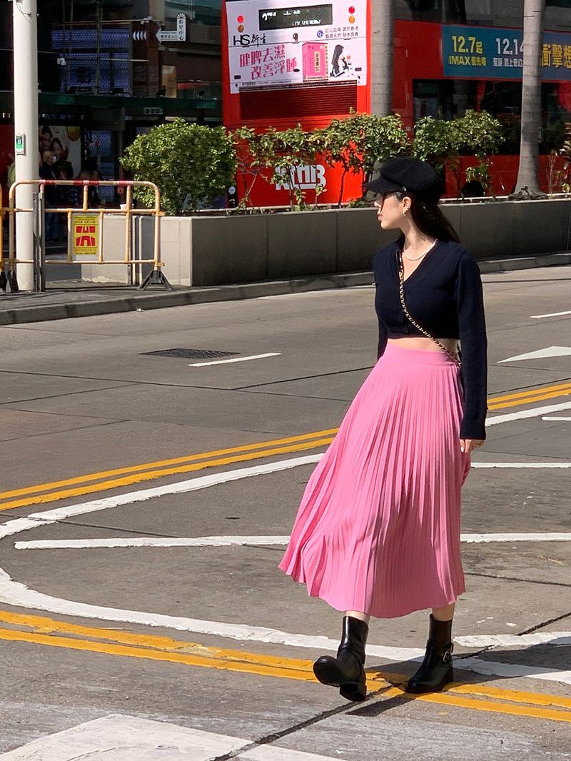 [MADE] LOVE MORE PINTUCK LONG SKIRT