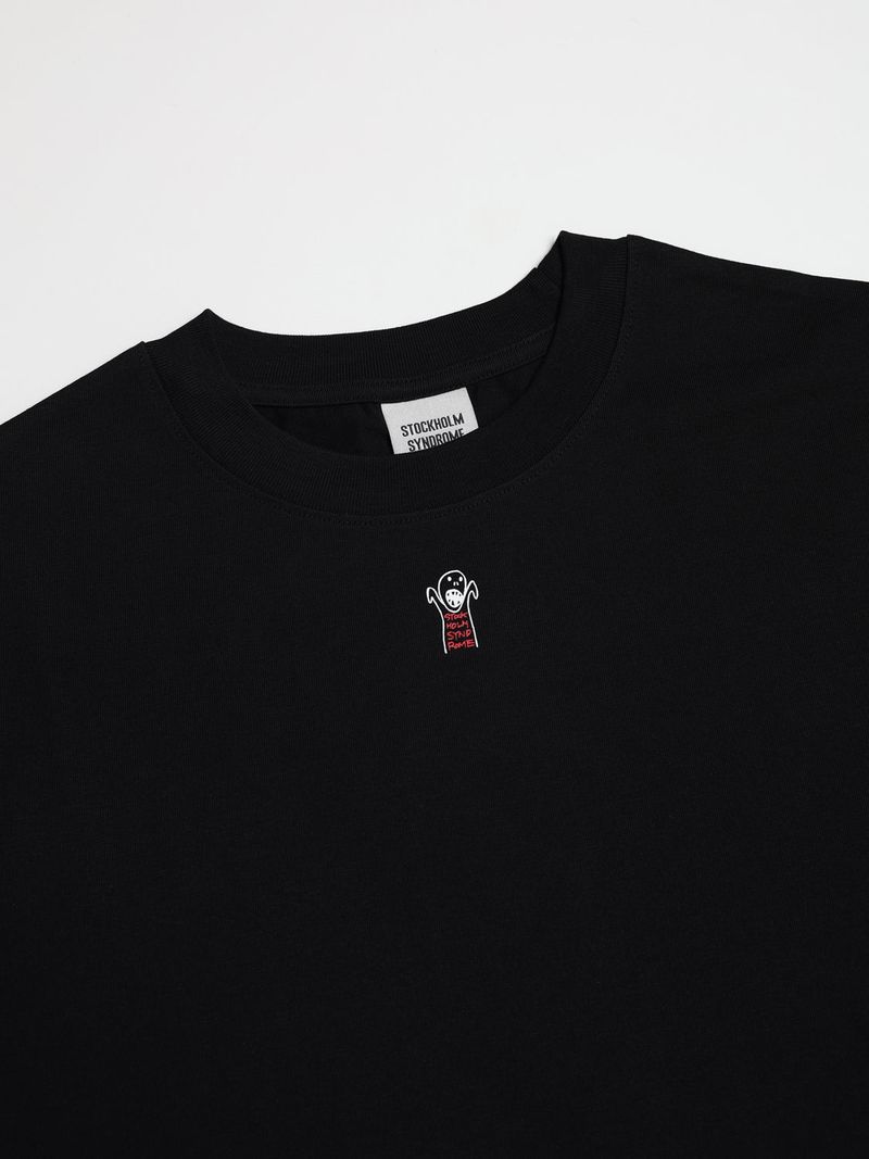 ドゥードゥルスカルTシャツ - ブラック