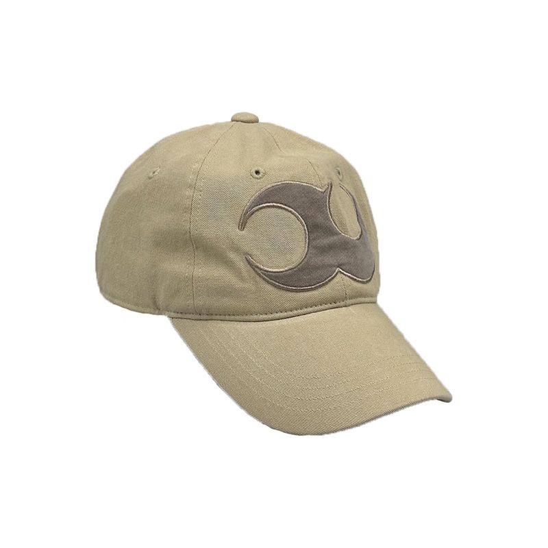 BASIC LOGO WASHED BALL CAP (BEIGE)