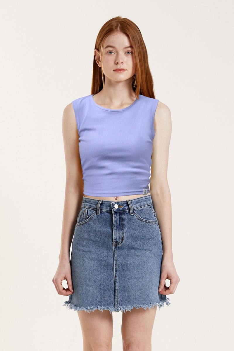 BACK CUT OUT T.SHIRT