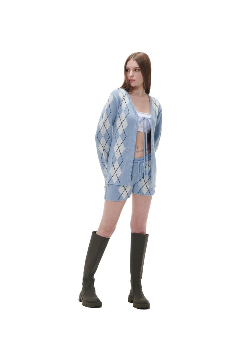 ARGYLE CARDIGAN