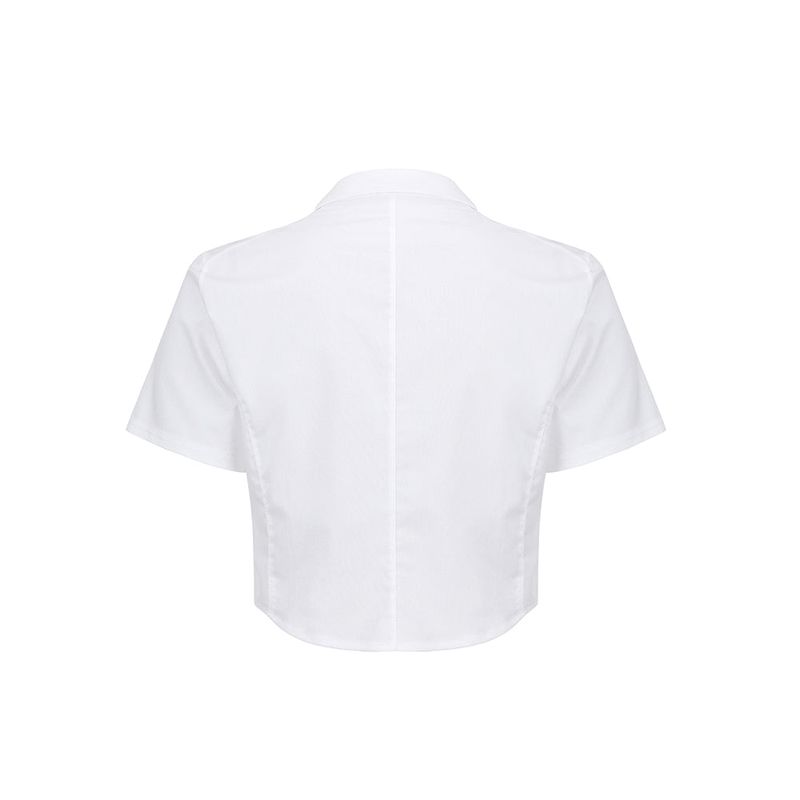 Razor Blade Half Shirt - WHITE