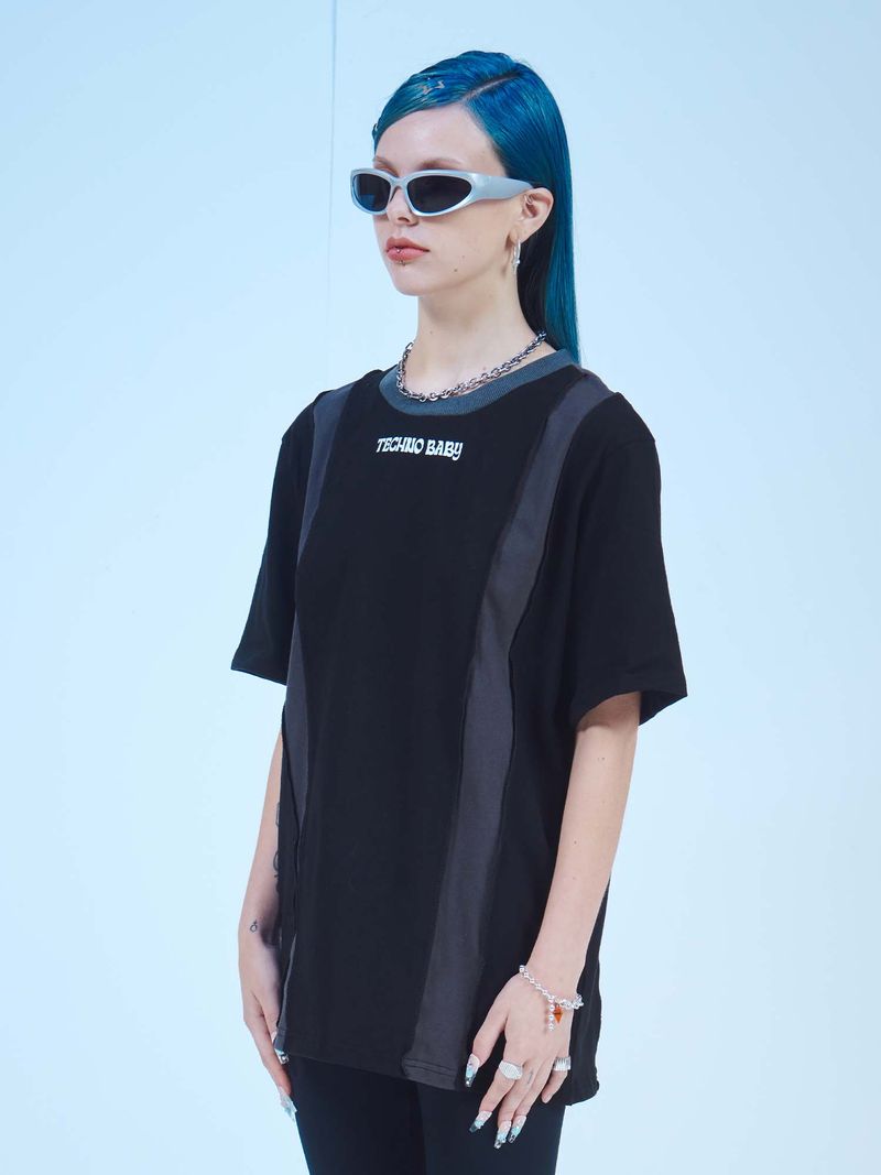 TECHNO BABY OVERLOCK OVERFIT T (Bk)