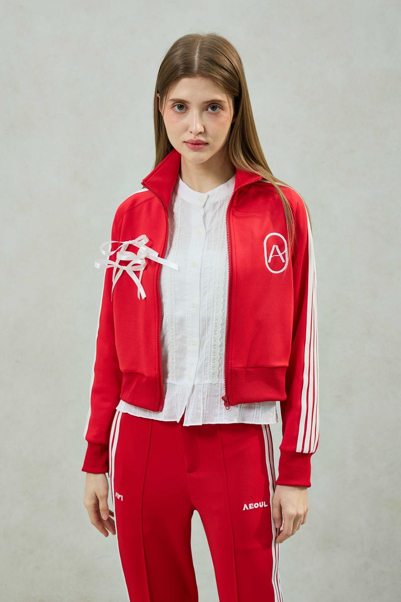 JOEL JERSEY TRACK TOP / RED