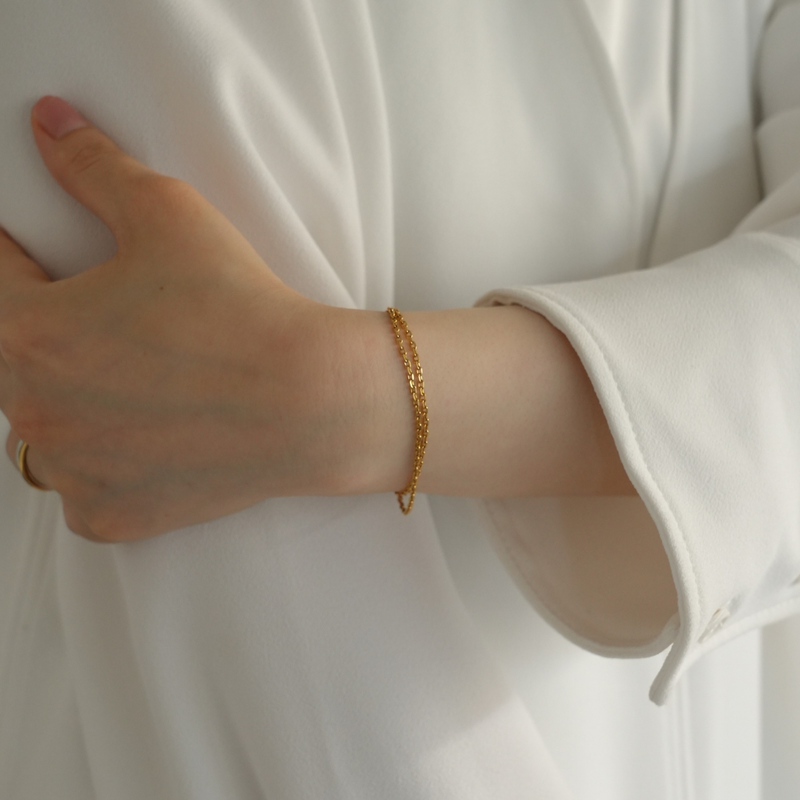 double chain bracelet