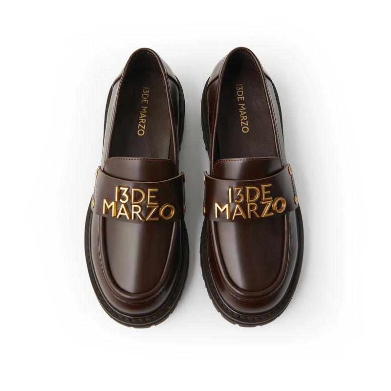 13DE MARZO Bear logo Loafers