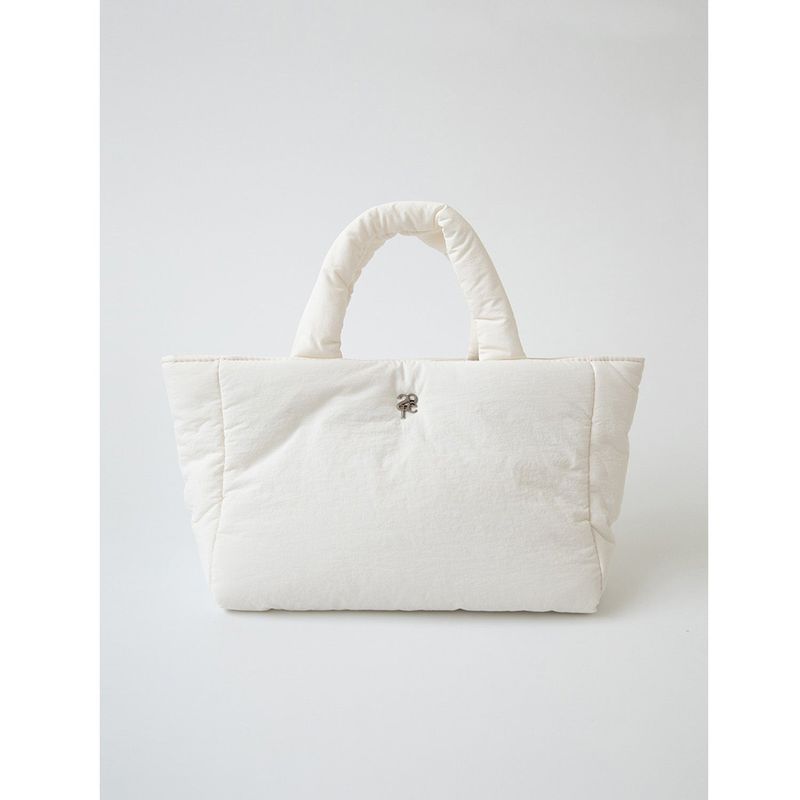 soft padded bag - white