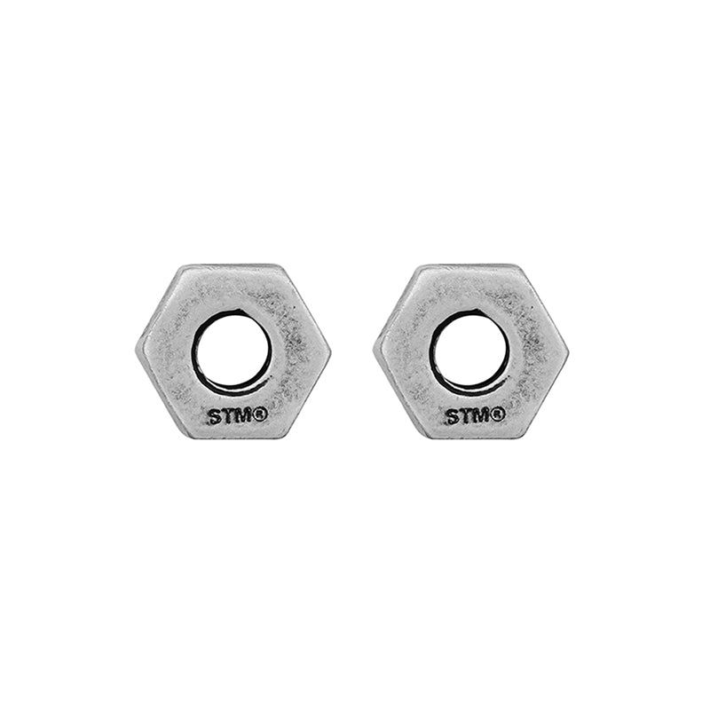 NO.492 [BURNISH] NUT EARRING
